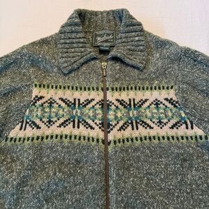 Woolrich | Fair Isle Sweater Jacket | Full Zip | Women’s Medium